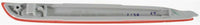 Rear Bumper Face Bar Reflector Left Driver Side Direct Replacement Compatible With 2010-2013 Mazda 3 MA2830100 BBM4515M0C