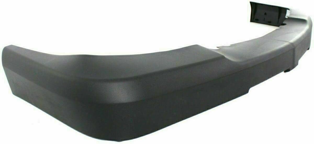 Front Bumper Primed Steel + Upper Cover + Lower Valance Textured + Bracket Set Left & Right Side Direct Replacement Compatible With 2003-2006 Chevrolet Silverado 2500HD 3500