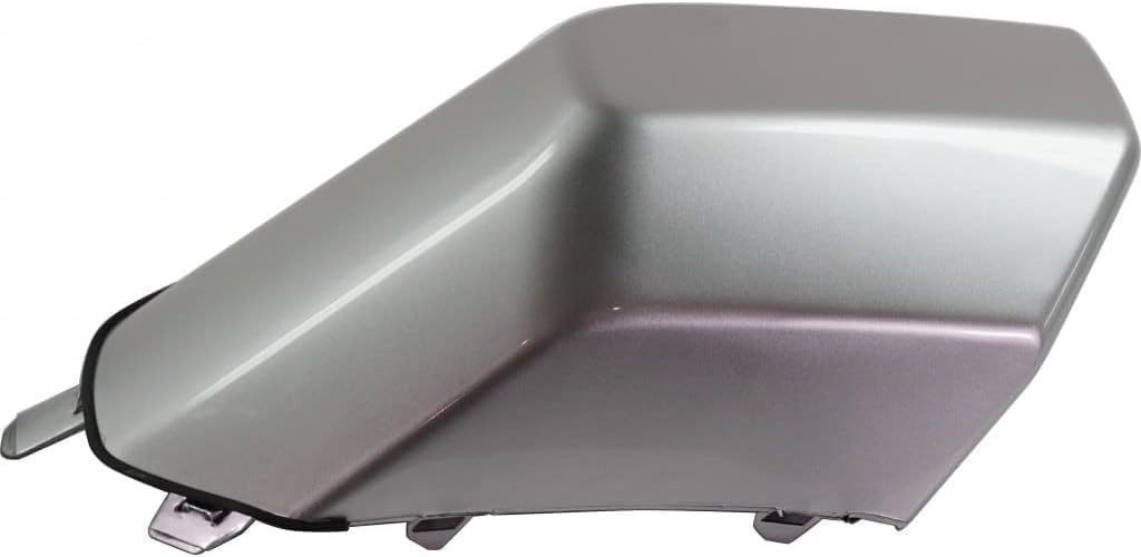 Front Bumper End Silver Plastic Left Driver Side Direct Replacement Compatible With 2007-2014 Toyota FJ Cruiser TO1004174 5242335020