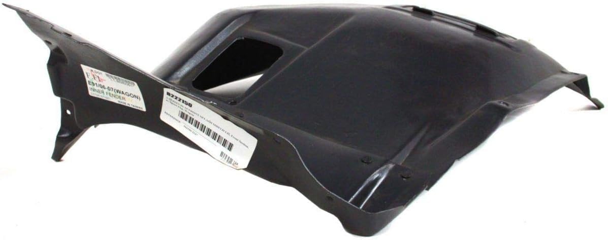 Front Section Fender Liner Left Driver Side Direct Replacement Compatible With 2006-2012 BMW 3-Series BM1250115 51718040101