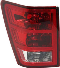 Set Of 2 Tail Light Lens and Housing Plastic Left Driver & Right Passenger Side Direct Replacement Compatible With 2005-2006 Jeep Grand Cherokee CH2801159 CH2800159