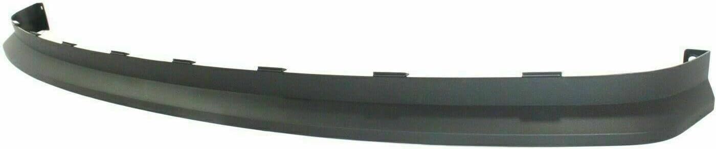 Front Bumper Lower Valance + Extension Textured Fog Light Left Driver And Right Passenger Side Direct Replacement Compatible With 2004-2012 Chevrolet Colorado GM1000722 GM2592135