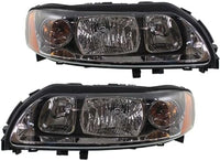 Set Of 2 Front Headlight Assembly Left Driver & Right passenger Side Direct Replacement Compatible With 2005-2009 Volvo S60 VO2502120 VO2503120 312768088 312768070