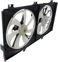 Front Radiator Dual Fan Assembly Plastic Direct Replacement Compatible with 2005-2018 Toyota Avalon / 2009-2016 Venza / 2007-2017 Camry / 2007-2018 Lexus ES350 LX3115113