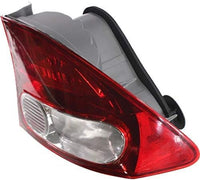 Set Of 2 Tail Light Outer Assembly Lens And Housing Left Driver & Right Passenger Side Direct Replacement Compatible With 2009-2011 Honda Civic HO2818138 HO2819138