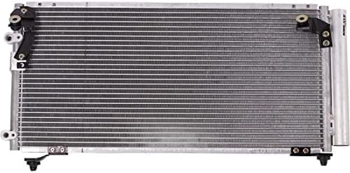 Front AC Condenser Aluminum Core Direct Replacement Compatible With 2000-2005 Mitsubishi Eclipse / 2001-2005 Dodge Stratus/Chrysler Sebring MI3030106 MR568225