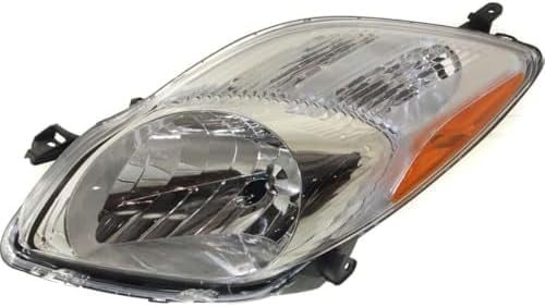 Set Of 2 Front Headlight Lens And Housing Right Passenger & Left Driver Side Direct Replacement Compatible With 2009-2011 Toyota Yaris TO2519123 TO2518123 8113052B50 8117052B40