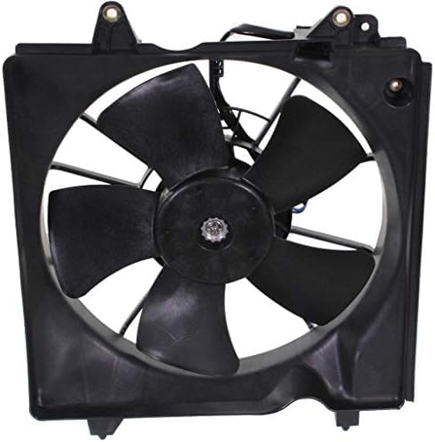 Front Radiator Cooling Fan Assembly Plastic Direct Replacement Compatible with 2012-2015 Honda Civic HO3115158 19030R1AA01-PFM