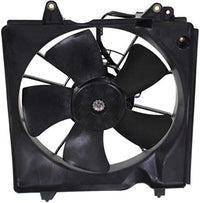 Front Radiator Cooling Fan Assembly Plastic Direct Replacement Compatible with 2012-2015 Honda Civic HO3115158 19030R1AA01-PFM