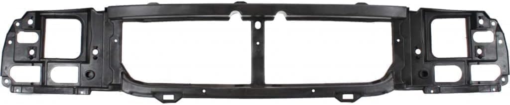Front Grille Chrome Shell & Insert + Header Panel Thermoplastic And Fiberglass + Headlights + Corner Lamps Left & Right Side Direct Replacement Compatible With 1998-2000 Ford Ranger