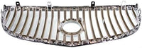 Front Grille Chrome Shell And Insert Plastic Direct Replacement Compatible With 2008-2009 Buick Allure/LaCrosse GM1200618 15889923