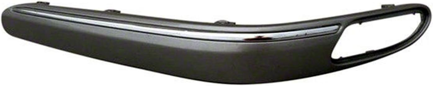 Front Bumper Molding Primed Left Driver Side Direct Replacement Compatible With 2001-2007 Mercedes Benz C-Class MB1058104 2038852121