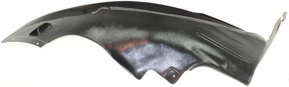 Front Section Fender Liner Right Passenger Side Direct Replacement Compatible With 2006-2011 Mercedes Benz ML-Class MB1249125 1648802805