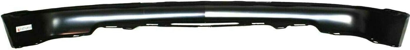 Front Bumper Steel + Grille Primed Shell and Insert + Lower Valance Textured Direct Replacement Compatible With 1998-2005 Chevrolet Blazer 1998-2003 / S-10 GM1002367