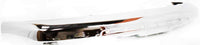 Front Bumper Chrome Steel with Brackets + Lower Valance Primed with Tow Hook & Without Fog Light Holes Direct Replacement For 2004-2012 Chevrolet Colorado/GMC Canyon GM1000723