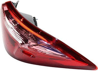 Set Of 2 Tail Light Outer Assembly Halogen Right Passenger & Left Driver Side Direct Replacement Compatible With 2017-2019 Toyota Corolla TO2805130 TO2804130 8155002B00 8156002B00