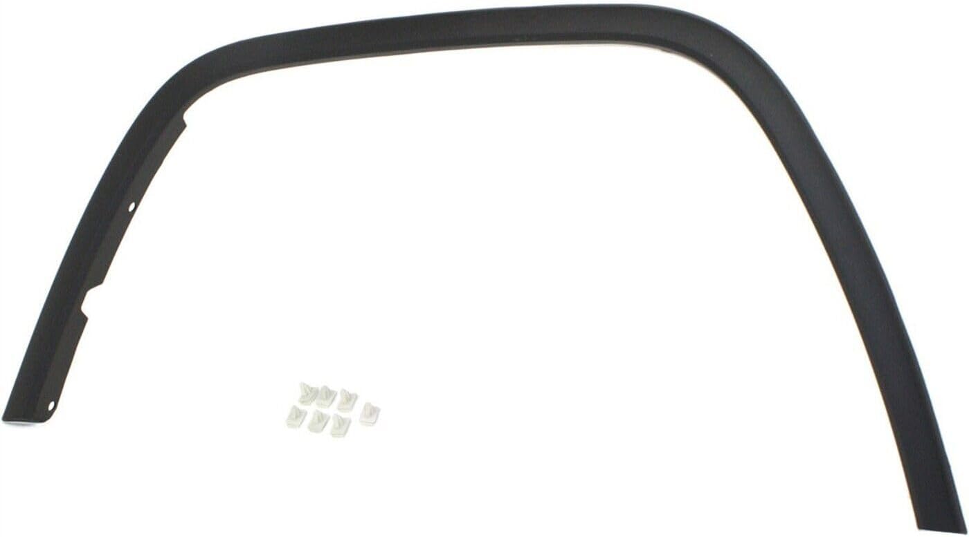 Front Fender Flare Textured Left Driver Side Direct Replacement Compatible With 2011-2016 Jeep Grand Cherokee CH1290106 1MP39RXFAE