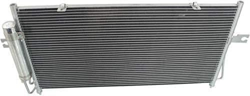 Front A/C Condenser Aluminum Core Direct Replacement Compatible With 2003-2004 Nissan Frontier/Xterra NI3030151 NI3030158 921101Z600 921101Z610