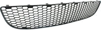 Front Bumper Center Grille Primed Plastic Direct Replacement Compatible With 2006-2010 Volkswagen Beetle VW1036140 1C0807681H01C