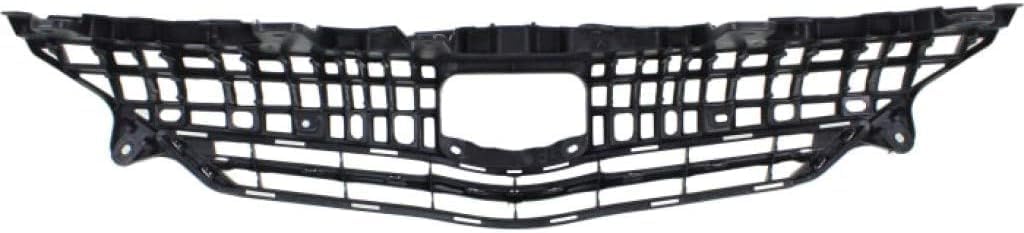 Front Grille Assembly Gray Shell And Insert With Chrome Molding Plastic Direct Replacement Compatible With 2012-2014 Toyota Prius V TO1200348 5310147010