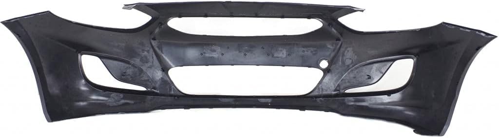 Front Bumper Cover Primed Direct Replacement Compatible With 2014-2017 Hyundai Accent HY1000201 865111R010