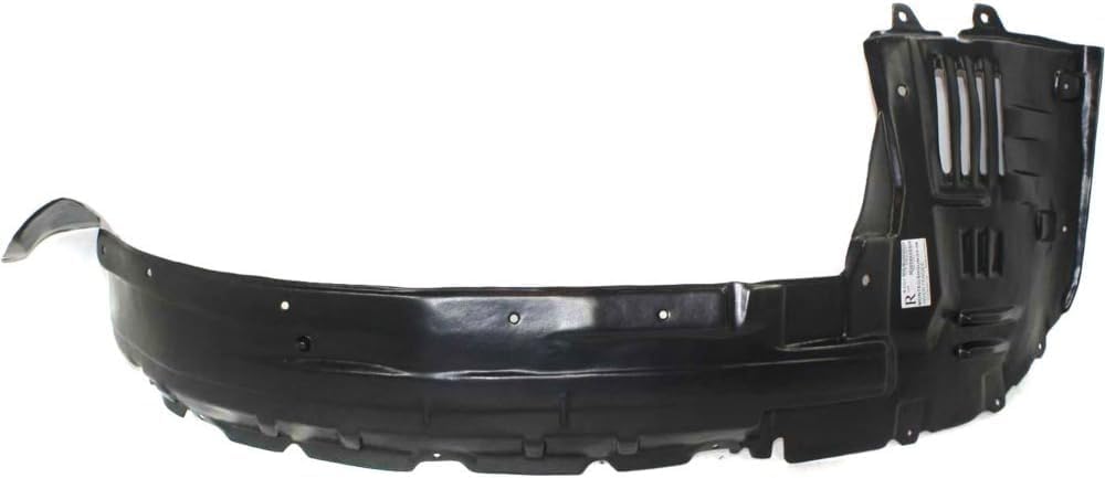 Front Fender Liner Right Passenger Side Direct Replacement Compatible With 2003-2006 Mitsubishi Montero MI1251111 MN133200