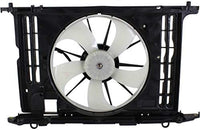Front Radiator Cooling Fan Assembly Plastic Direct Replacement Compatible with 2009-2013 Toyota Corolla TO3115156 167110T040-PFM