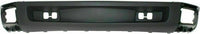 Front Bumper Impact Bar Steel + Lower Valance Air Deflector Textured + Headlight + End Caps Left & Right Side Direct Replacement Compatible With 2007-2013 Chevrolet Silverado 1500