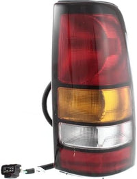 Set of 2 Tail Light Lens And Housing Left Driver & Right Passenger Side Direct Replacement Compatible With 2004-2007 GMC Sierra 1500 2500HD 3500 GM2801177 GM2800177 19169022 19169021