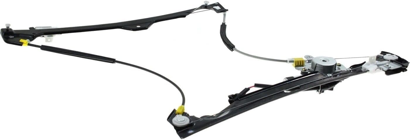 Rear Power Window Regulators With Motor Left And Right Side Direct Replacement Compatible With Chevrolet Silverado & GMC Sierra 1500 2007-2013 / 2500HD 3500HD 2007-2014 GM1551129