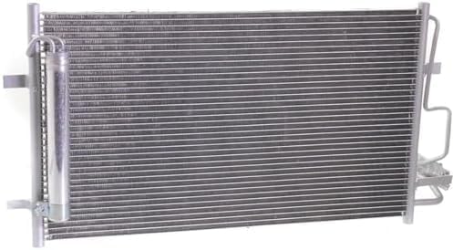Front A/C Condenser Aluminum Core Direct Replacement Compatible With 2012-2013 Mazda 3 MA3030157 BBM461480D