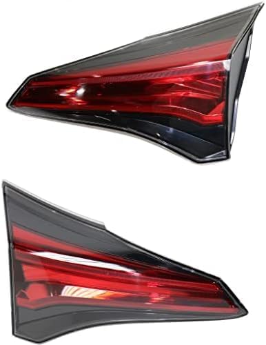 Set Of 2 Tail Light Inner Assembly Halogen Right Passenger & Left Driver Side Direct Replacement Compatible With 2016-2018 Toyota RAV4 TO2803133 TO2802133 815800R031 815900R031