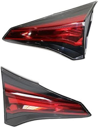 Set Of 2 Tail Light Inner Assembly Halogen Right Passenger & Left Driver Side Direct Replacement Compatible With 2016-2018 Toyota RAV4 TO2803133 TO2802133 815800R031 815900R031