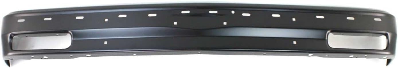 Front Bumper Face Bar Primed With Molding Holes Steel Direct Replacement Compatible With 1983-1994 Chevrolet S10 Blazer / 1982-1993 S10 Pickup GM1002179 15961869