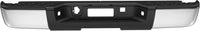AUTOS PARTS PLUS Rear Step Bumper Assembly Chrome Without Parking Aid Sensor Holes Direct Replacement Compatible With Chevrolet Silverado & GMC Sierra 1500 2007-2013 GM1103147 7T1Z17906BA