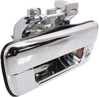 Tailgate Handle Chrome with Keyhole Direct Replacement Compatible with 2004-2012 Chevrolet Colorado/GMC Canyon 25801998-PFM