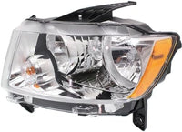 Set Of 2 Front Headlight Assembly Halogen Right Passenger & Left Driver Side Direct Replacement Compatible With 2011-2013 Jeep Grand Cherokee CH2503224 CH2502224 55079378AF 55079379AF