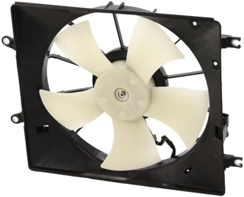 Front Radiator Fan Shroud Assembly Left Driver Side Direct Replacement Compatible with 2004-2008 Acura TL AC3115109 19015RDAA01