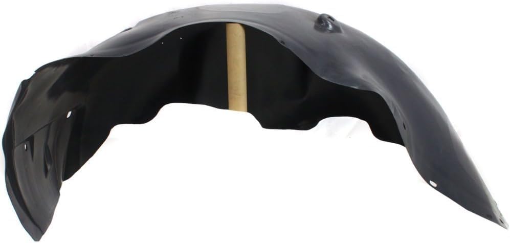Front Fender Liner Left Driver Side Direct Replacement Compatible With 2007-2010 Chevrolet Silverado 2500HD 3500HD GM1248188 25860904
