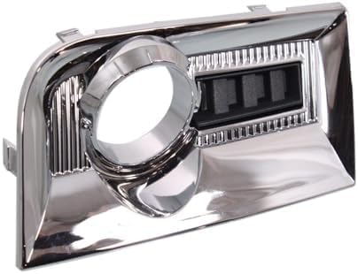 Set Of 2 Front Fog Light Molding Chrome Right Passenger & Left Driver Side Direct Replacement Compatible With 2010-2015 GMC Terrain GM1039123 GM1038123 25818476 25818477