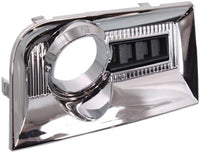 Set Of 2 Front Fog Light Molding Chrome Right Passenger & Left Driver Side Direct Replacement Compatible With 2010-2015 GMC Terrain GM1039123 GM1038123 25818476 25818477