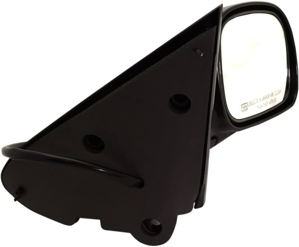 Front Power Mirror Manual Folding Heated Primed Right Passenger Side Direct Replacement Compatible With 2001-2007 Dodge Caravan CH1321199 4894404AF