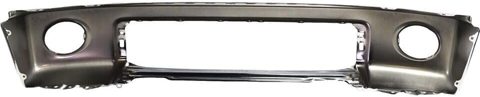 Front Bumper Face Bar Chrome Steel + Upper Cover Primed + Lower Valance Panel Textured + Grille Assembly Direct Replacement Compatible With 2010-2013 Toyota Tundra TO1002182 TO1200337