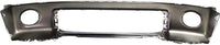 Front Bumper Face Bar Chrome Steel + Upper Cover Primed + Lower Valance Panel Textured + Grille Assembly Direct Replacement Compatible With 2010-2013 Toyota Tundra TO1002182 TO1200337