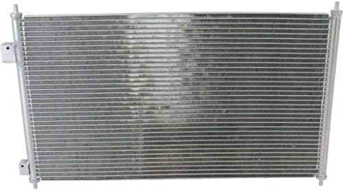 Front A/C Condenser Aluminum Core Direct Replacement Compatible With 2003-2005 Honda Civic HO3030126 80110S5B003