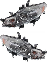 Set Of 2 Front Headlight Assembly Right Passenger & Left Driver Side Direct Replacement Compatible With 2009-2014 Nissan Murano NI2502185 NI2503185 260601AA0A 260601AA0D 260101AA0A