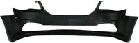 Front Bumper Cover Primed With Fog Light Holes + Lower Grille Textured Gray Direct Replacement Compatible With 2011-2020 Dodge Grand Caravan CH1000A02 CH1036115 68088966AA 68100690AA