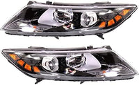 Set Of 2 Front Head LightAssembly Right Passenger & Left Driver Side Direct Replacement Compatible With 2012-2013 Kia Optima KI2503157 KI2502157 921024C000 921014C000