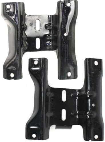 Set of 2 Front Bumper Mounting Plate Bracket Steel Right Passenger & Left Driver Side Direct Replacement Compatible with 1997-1998 F-150 / F-250 / Expedition FO1067115 FO1066115