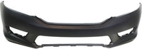 Front Bumper Cover Primed Direct Replacement Compatible With 2013-2015 Honda Accord HO1000288 04711T2AA90ZZ